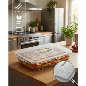 Resim Righton Lüks Desenli Plastik Dikdörtgen Borcam Kapağı 