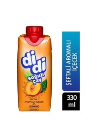 Resim Çaykur Didi Şeftali Aromalı Soğuk Çay Kutu 330 Ml X 12 Adet 