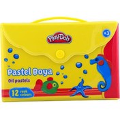 Resim Play-Doh Pastel Boya Çantalı 12 Renk PLAY-PA005 