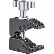 Resim Yaozixa Alüminyum Alçı Kanca Klempe, 1/4" & 3/8" Vida Bağlantıları, 3kg Yük Kapasitesi, 6cm Maksimum Sıkma Aralığı 