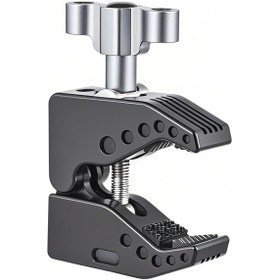 Resim Yaozixa Alüminyum Alçı Kanca Klempe, 1/4" & 3/8" Vida Bağlantıları, 3kg Yük Kapasitesi, 6cm Maksimum Sıkma Aralığı 