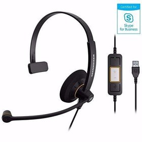 Resim Sennheiser SC 30 Usb ML Mono Kulak Üstü Kulaklık 