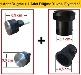 Resim Korkmaz A 489 Oveny Mini Fırın Pop-Up Basmalı Düğme ve Yuvası 