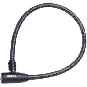Resim Zhongli 12x80 Anahtarlı Halat Kilit (84101) Siyah 