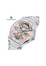 Resim Pagani Design Pd-ys028 42mm 100m Su Geçirmez, İskelet Otomatik Safir Kristal Işıkl Full Çelik Lüks Erkek Kol Saati Bej Diğer 