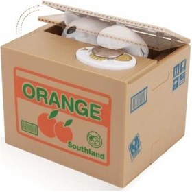 Resim Büro Ev Ofis Çocuk Hediyesi İçin Tasarruf Eğitici Hareketli Para Aşıran Kedi Kumbara 