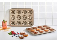 Resim Amboss Perla Muffin 12'li Kek Kalıbı Roze Altın 
