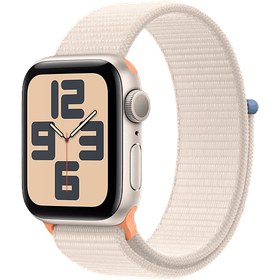 Resim Apple Watch SE (2. nesil, 2023) GPS 40 mm Yıldız Işığı Alüminyum Kasa Akıllı Saat ve Yıldız Işığı Spor Loop. Fitness ve Uyku Takibi, Trafik Kazası Algılama, Kalp Atış Hızı Takibi, Retina Ekran 