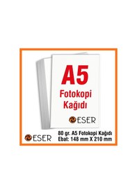 Resim Eser A5 80 Gr 1000 Yaprak Fotokopi Kağıdı 