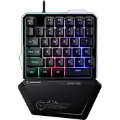 Resim Rampage KB-R24 Metal Mini Klavye + 70*30 Logitech Klavye Mouse Pad Rampage