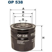 Resim FILTRON OP538 Yağ Filtresi Volvo V40-S40 1.9 Dı 