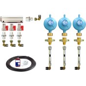 Resim 7A Mühendislik Karavan Lpg Dağıtıcı Kollektör Iç Tesisat Seti 3 Çıkışlı 