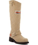 Resim Harley Davidson Laconia Hi 646 Crosta Süet Kadın Çizme Bej 