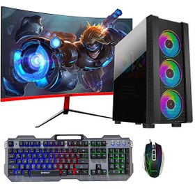 Resim Tx32 i7 2600 16 GB RAM 256 GB SSD 4 GB RX550 23.6'' Curved Masaüstü Oyun Bilgisayarı 