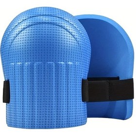 Resim Fochsia 2 Adet Mavi Konforlu Köpük Dizlik Yüksek Kalite Cırt Cırt İle Temizlik Spor Mavi 