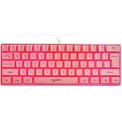 Resim Geeksen Hxsj V700 Rgb Oyun Klavyesi - 61 Tuşlu Kompakt Tasarım, Çift Renkli Tuşlar Ve Multimedia Fonksiyonları Pembe Sıcak Beyaz 