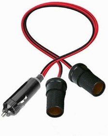 Resim Derwell Araç Çakmaklık Splitter 1 Erkek 2 Dişi Çakmak Uzatma 12v-24v 2'Li Çakmak Fişi Çoklayıcı 
