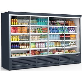 Resim Dampak İçten Motorlu Sütlük Dolabı Dört Kapılı 250 X 69,5 X 204 Cm 