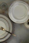 Resim Kütahya Porselen Bone Kalipso Yemek Takımı 24 Parça 6 Kişilik BNKL24Y243012156 