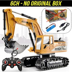 Resim Rc Ekskavatör 2.4 Ghz 6 K 1:24 Rc Mühendislik Araba Alaşım Ve Plastik Ekskavatör 6ch Alloy No Box 6ch Alloy No Box 