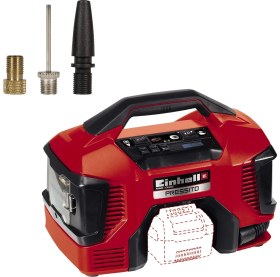 Resim Einhell Pressito Power X-Change Hibrit Kompresör (18 V, Maks. 11 Bar, 31 cm Hortum Uzunluğu, 3-Parça 