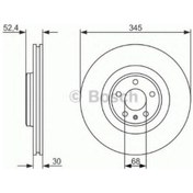 Resim Fren Dısk Audı A4 1.8 Tfsı A6 2.0 A7 2.0 Tfsı Ön Hava Kanallı Kar 