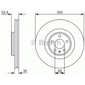 Resim Fren Dısk Audı A4 1.8 Tfsı A6 2.0 A7 2.0 Tfsı Ön Hava Kanallı Kar 