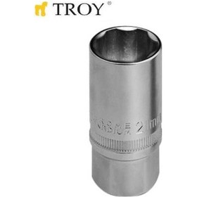 Resim TROY 26126 1/2” Buji Lokması (ölçü 21mm-çap 27,8mm-uzunluk 65mm) 