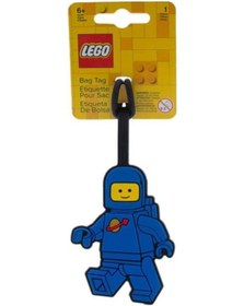 Resim Lego Spaceman Silicone Bag Tag - Blue 53482 