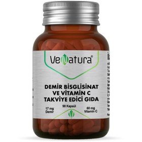 Resim Venatura Demir Bisglisinat ve Vitamin C 90 Kapsül 