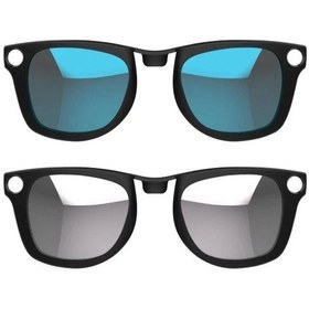 Resim Hibloks 2 Adet Polarize Klips Ray-ban Meta Wayfarer Akıllı Gözlükler - Large 