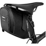 Resim Pazly Su Geçirmez Yansıtıcı Ultra Hafif Bisiklet Sele Çantası, Arka Kılıf, Siyah, 23.5x11.5x9 Cm Siyah 