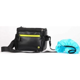 Resim Sones Rhinowalk Bisiklet Ön Saplı Çanta Kamera Çantası Su Geçirmez 7.5 İnç Büyük Do Ekran Navigasyon Cep Bisiklet Çantası 52258719 