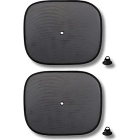 Resim 2 Adet Vantuzlu Araba Araç Oto Yan Cam Güneşlik Araba Güneşlik Oto 