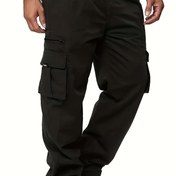 Resim Erkek Casual Pantolon, Açık Hava Sporları, Sokak Stili, Bol Kesim, Polyester, Düz Renk, Normal Uzunluk, Orta Bel, Esnemez, Dokuma, 120G/M² Kumaş Ağırlığı, Cep ile 