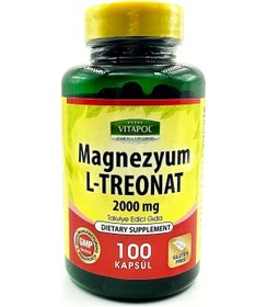Resim Vitapol Magnezyum L-treonat 2000 Mg 100 Vegan Kapsül mgltreonat 