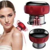 Resim Elektrikli Bardak Seti, Çoklu Modlar Akıllı Vakum Rahatlatma, Sabit Sıcaklık Ayarı Ev Büyük Emme Bardak Makinesi, Sırt, Bacaklar, Omuzlar için Uygun, Üç Renk 