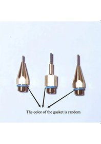 Resim Willowhaven 3 Parça 11mm Sıcak Erimiş Yapıştırıcı Nozül Seti 1.0x40mm 1.3x40mm 1.5x45mm Paslanmaz Çelik 