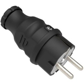 Resim Monofaze 16ah Düz Kauçuk Fiş 