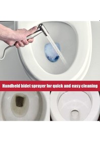 Resim Pazly Pratik El Duşu: 1.5m Hortumlu, Paslanmaz Çelik Bide - Kadınlar Ve Evcil Hayvanlar İçin 