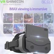 Resim VR SHINECON 3D Kafa Seti iPhone 11.43-17.78 cm Ekran için - 360° Panoramik Görünüm ile VR Kulaklıklar, Filmler ve Oyunlar için Akıllı Sanal Gerçeklik Gözlükleri, Android Telefonlarla Uyumlu, Dayanıklı PP Malzeme, Pil Gerektirmez, Oyun Aksesuarı 