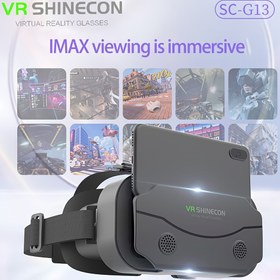 Resim VR SHINECON 3D Kafa Seti iPhone 11.43-17.78 cm Ekran için - 360° Panoramik Görünüm ile VR Kulaklıklar, Filmler ve Oyunlar için Akıllı Sanal Gerçeklik Gözlükleri, Android Telefonlarla Uyumlu, Dayanıklı PP Malzeme, Pil Gerektirmez, Oyun Aksesuarı 