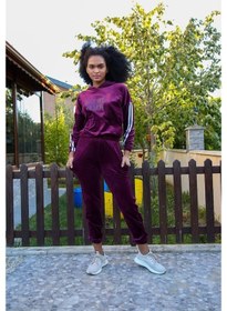 Resim Akbeniz Kadın Kadife Eşofman Takım 9078 