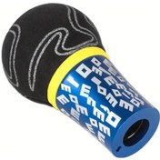 Resim Xuweiwei Momo Ultra Gear Shift Button Graffiti Blue Manuel Vites Degis Kolu Evrensel Araç Içi Donanım 