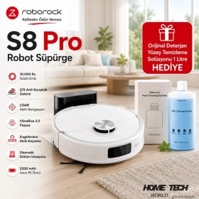 Resim Roborock S8 Pro Robot Süpürge Beyaz 