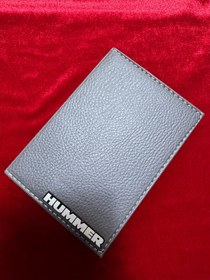 Resim ATTA PAZARLAMA Kabartmalı Pleksi Grı Deri Hummer Markalı Ruhsatlık, Ruhsat Kılıfı, Ruhsat Cüzdanı, Ruhsat Kabı 