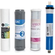 Resim Sulook Açık Kasa Su Arıtma Cihazlarına Uyumlu 4'lü Filtre Seti Vontron Membranlı 