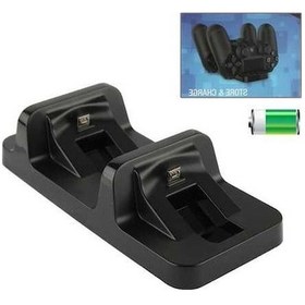Resim Ankatek Usb Tp4-002 Siyah Şarj Ps4 Kablosuz İstasyonu İçin Dock Dobe Denetleyici Çift Şarj Cihazı Zj 