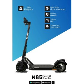 Resim Electroll N85 Elektrikli Scooter | Yenilikçi Teknoloji, Zarif Tasarım, Üstün Konfor, Güvenli Sürüş 