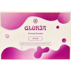 Resim Gloria Kumaş Boyası Eflatun 10 Gr Paket 